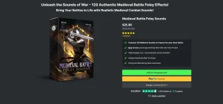 Unleash the Sounds of War – 120 Authentic Medieval Battle Foley Effects!.webp