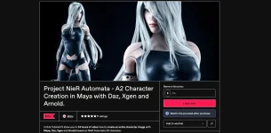 NieR Automata - A2 Character Creation with Maya Tutorial.webp NieR Automata - A2 Character Creation with Maya Tutorial.webp