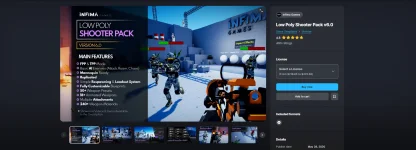 Low Poly Shooter Pack v6.0 Game Templates Shooter.webp