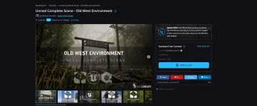 Unreal Complete Scene – Old West Environment Course.webp
