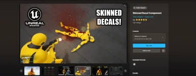 SKINNED DECAL COMPONENT – TOOLS & PLUGINS FOR UNREAL ENGINE.webp