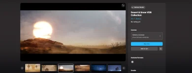 DESERT & SNOW VDB COLLECTION – PROFESSIONAL VFX WEATHER PACK.webp