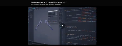 Master Rigging & Python Scripting in Maya – Educational Guide With Nick Miller Reference.webp