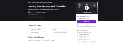 Thread 'Mastering Male Anatomy Study with Blender  In-Depth Review of a Heroic Figurine Sculpting Course'