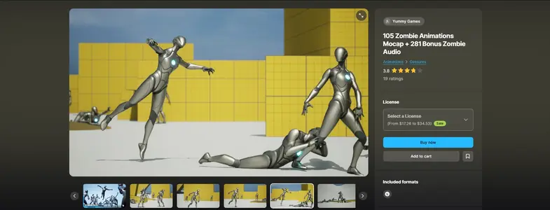 105 Zombie Animations Mocap + 281 Bonus Zombie Audio  In-Depth Review of a Complete Zombie An...webp