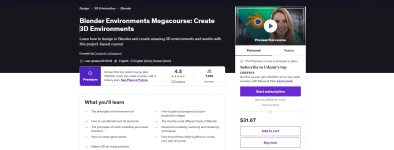 Thread 'Blender Environments Megacourse: Create 3D Environments | In-Depth Review of Project-Based 3D Design Course'