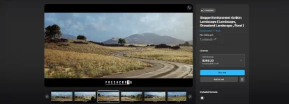 Steppe Environment 4x4km Landscape  Complete Grassland and Rural Landscape Kit for Unreal Eng...webp
