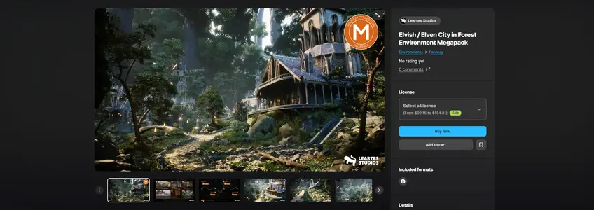 Fantasy Elven Forest City Megapack  Complete Environment Assets for Unreal Engine & Unity.webp