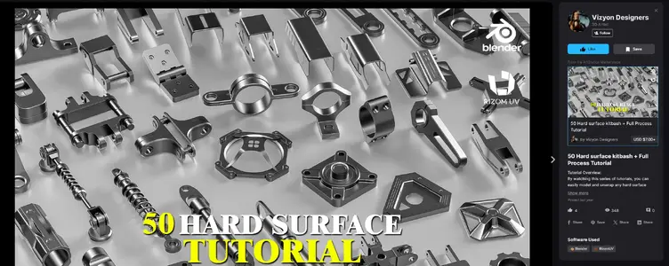 Hard Surface Modeling Kit 50+ Kitbash Elements with Full Workflow Video Guide.webp Hard Surface Modeling Kit 50+ Kitbash Elements with Full Workflow Video Guide.webp