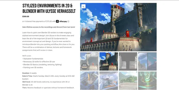 Stylized Environments in 2D & Blender with Ulysse Verhasselt Professional Training Guide.webp Stylized Environments in 2D & Blender with Ulysse Verhasselt Professional Training Guide.webp