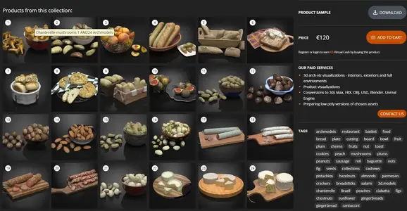 Archmodels vol. 224 — 3D-Scanned Food Models (US  UK  Canada  Australia).webp