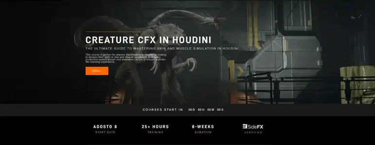 Rebelway – Creature CFX in Houdini.webp