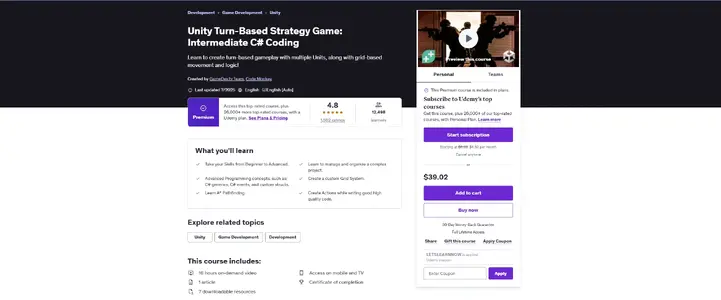Unity Turn-Based Strategy Game Intermediate C# Coding – Hands-On Course for Serious Game Devs.webp Unity Turn-Based Strategy Game Intermediate C# Coding – Hands-On Course for Serious Game Devs.webp