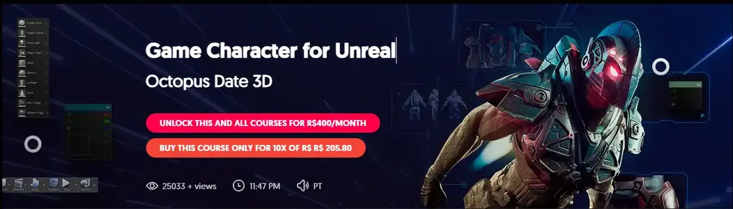 UnhideSchool – Game Character Creation for Unreal Engine (English Subtitles).webp