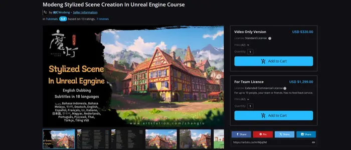Thread 'Modeng Stylized Scene Creation in Unreal Engine – Comprehensive 3D Environment Course'