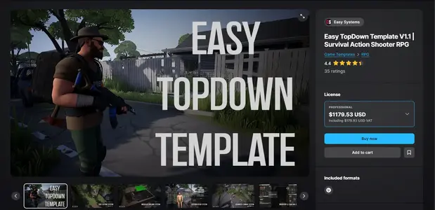 Easy TopDown Template V1.1  Survival Action Shooter RPG with Dynamic AI, Crafting, and Modula...webp Easy TopDown Template V1.1  Survival Action Shooter RPG with Dynamic AI, Crafting, and Modula...webp