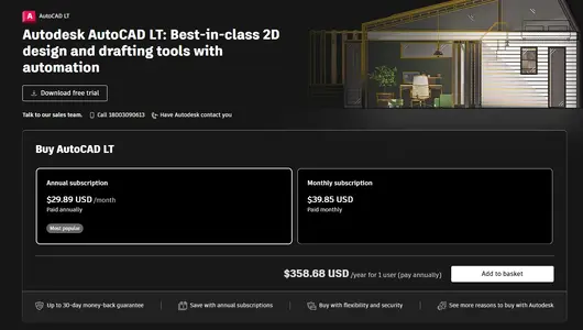 Autodesk AutoCAD LT 2026.1.1  Precision 2D Drafting and Design for Professionals.webp