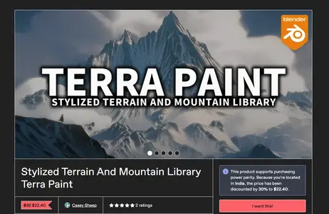 Stylized Terrain and Mountain Library – Terra Paint  Pro  Advanced Landscape Design Toolkit f...webp