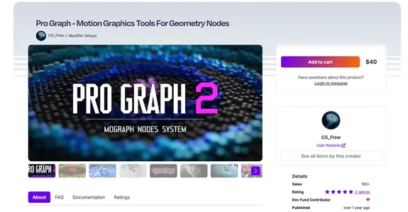 Pro Graph – Motion Graphics Tools for Geometry Nodes  Advanced Procedural Animation Toolkit f...webp