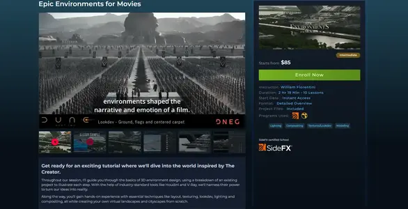 Thread 'Houdini Epic Environments Design for Movies | Advanced VFX Environment Creation'