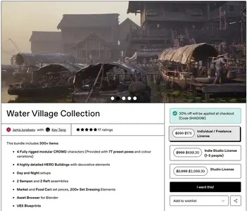 Water Village Collection  Modular Environment Pack for Cinematic and Game World Design.webp