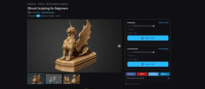 ZBrush Sculpting for Beginners From Block-Out to Final Render.webp