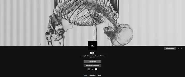 Thread 'TimJ – Houdini Patreon Tutorials: Procedural Motion Design and Look Development Workflow'